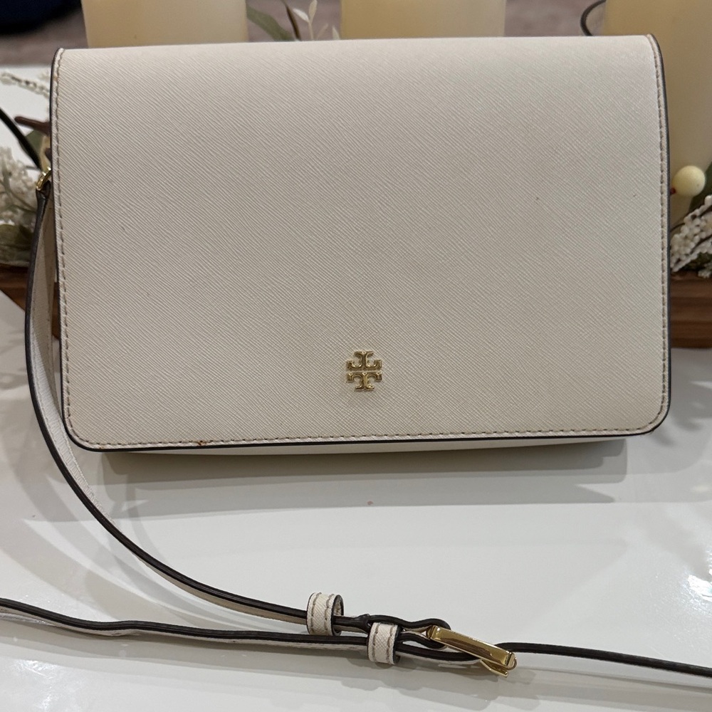 Tory Burch Ivory Crossbody Bag